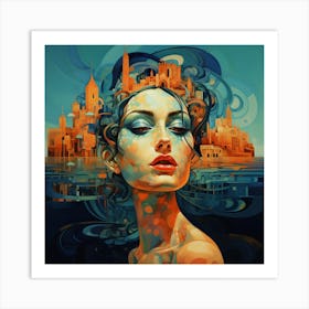 Cityscape 18 Art Print