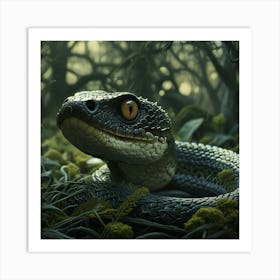 Snake Eyes Art Print