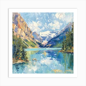 Lake Banff Art Print