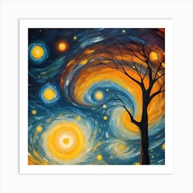 Starry Night Art Print