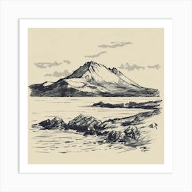 Mountain View Art Print