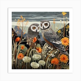 Bird In Nature Owl 2 Art Print