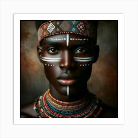 African Woman Portrait Art Print