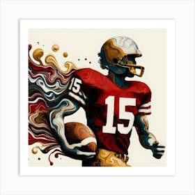 Mahomes Football Greatness Art Print