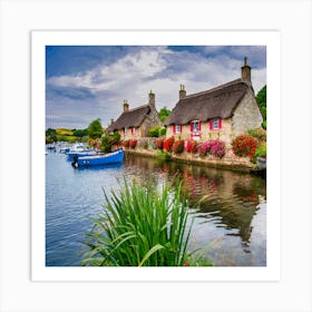 Cotswold Village 2 Art Print