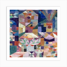 Burggarten (1919) Painting In High Resolution By Paul Klee Art Print