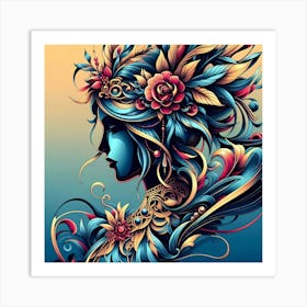 Flora And Fauna 11 Art Print