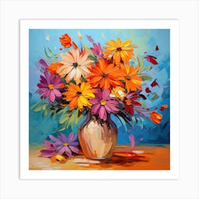 Flowers In A Vase 9 Art Print