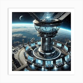 Observation Towers Art Print