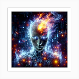 Fiery Ai12 Art Print