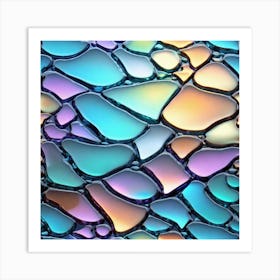 Glass Mosaic Art Print