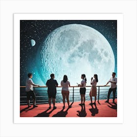 Full Moon 3 Art Print