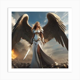 Battlefield Angel II Art Print