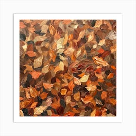 Autumn Leaves 44 Art Print