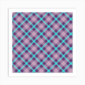 Plaid Pattern 18 Art Print