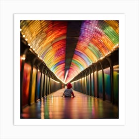 Rainbow road? Art Print