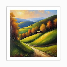 Autumn In The Mountains 29 Art Print