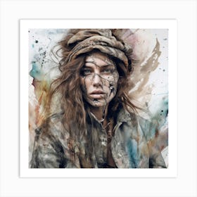 Portrait Of A Woman 9 Art Print