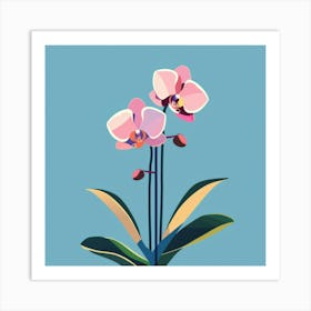 Pink Orchids 2 Art Print