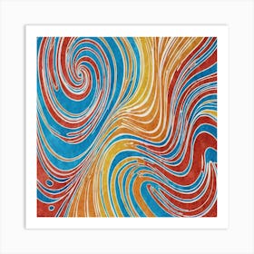 Swirls Art Print