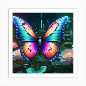 Colorful Butterfly Art Print