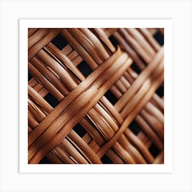 Wicker Basket Art Print