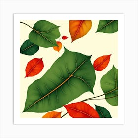 Autumn Leaves 5 Art Print