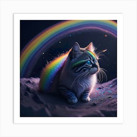 Cat Galaxy (131) Art Print