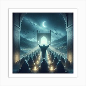 Muslim Prayer 1 Art Print