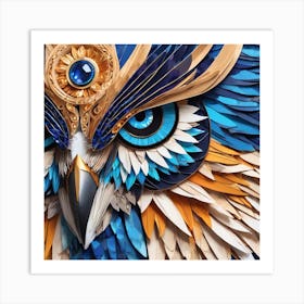 Owl Eye Art Print