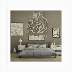 Modern Bedroom 5 Art Print