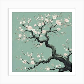 Cherry Blossom Tree 1 Art Print