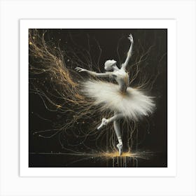 Ballerina Canvas Print Art Print