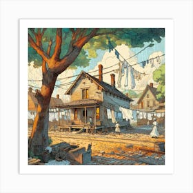 Little Town Art Print