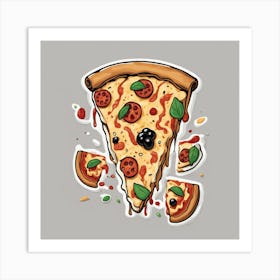 Slice Of Pizza Art Print