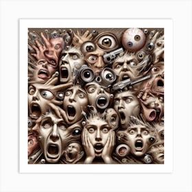 Monsters 1 Art Print