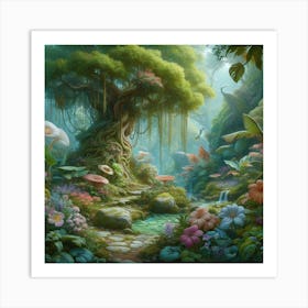 Fairytale Forest 30 Art Print