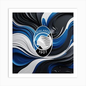 Atalanta BC Logo Wall Art 3 Art Print