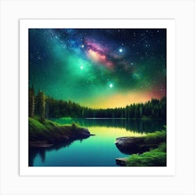 Galaxy Wallpaper 44 Art Print