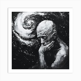 Overthinking Personified Art Print