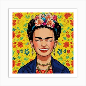 Happy Frida Poster