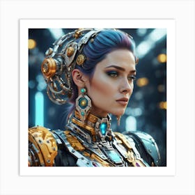 Sci-Fi Girl Art Print