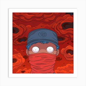 Ninja Boy Art Print