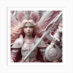 Pink Fairy Art Print