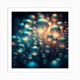 Bubbles In The Water Art Print