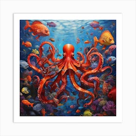 Octopus Art Print