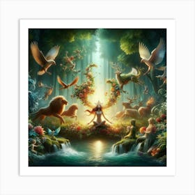 Fairy Forest 14 Art Print