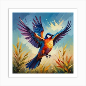 Birds Of Summer Art Print 2 Art Print