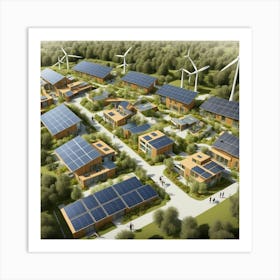 Solar Village Art Print