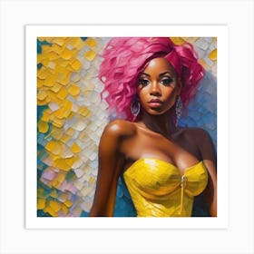 Beautiful Woman Art Print